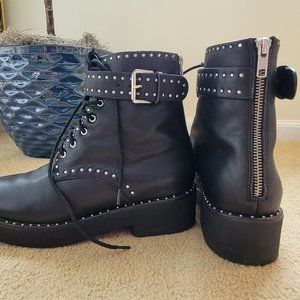 Studded Combat Boots